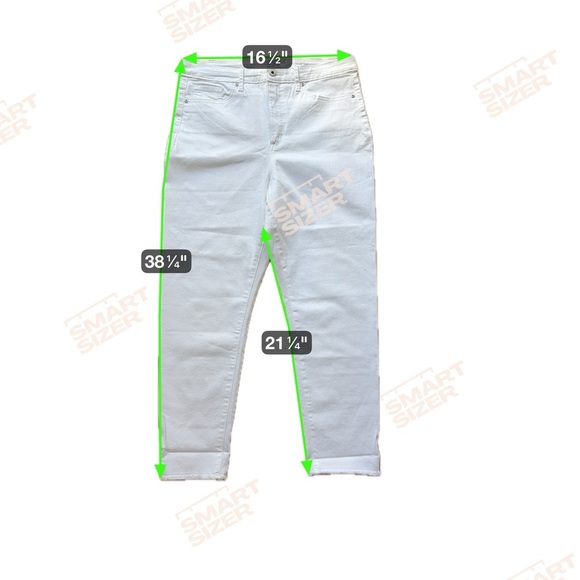 Sofia by Sofia Vergara White Ankle Jeans size 12 - Picture 7 of 7